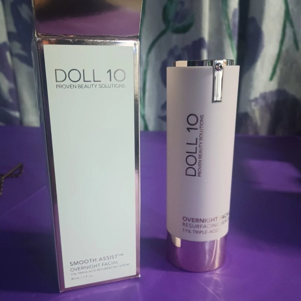 DOLL 10 Smooth Assist Overnight Resurfacing Serum - Pink